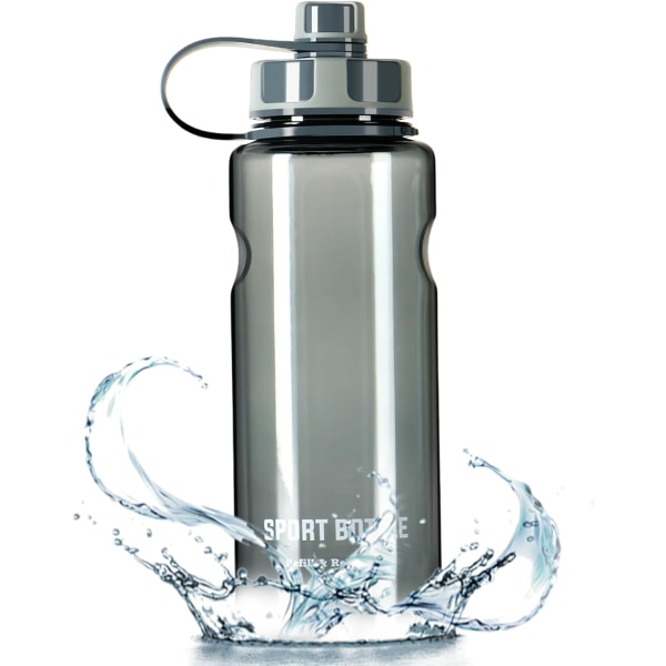 Urheiluvesipullo 1,5 litran suuret vesipullot suodattimella BPA-vapaa juomapullo Henkilökohtainen vesikannu vuotamaton vesipullo kouluun, kuntosalille