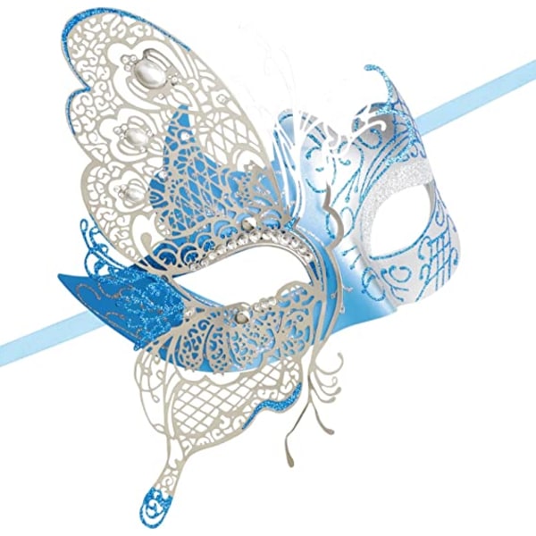 Festmask, mystisk venetiansk fjärilsdammaskeradmask