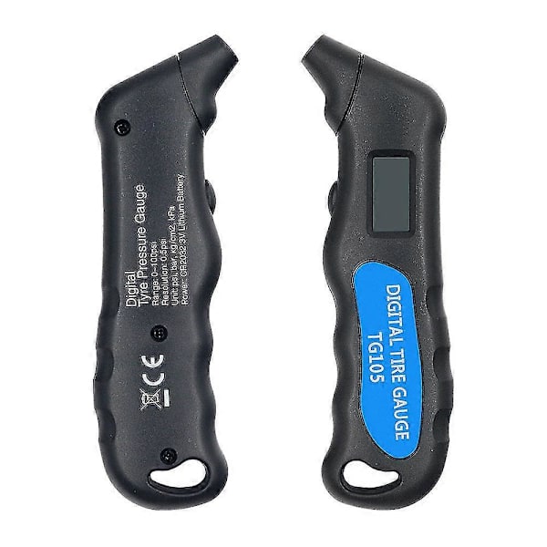 Tg105 Digital Dæktryksmåler LCD Display Manometer Barometer Tester til Bil Lastbil
