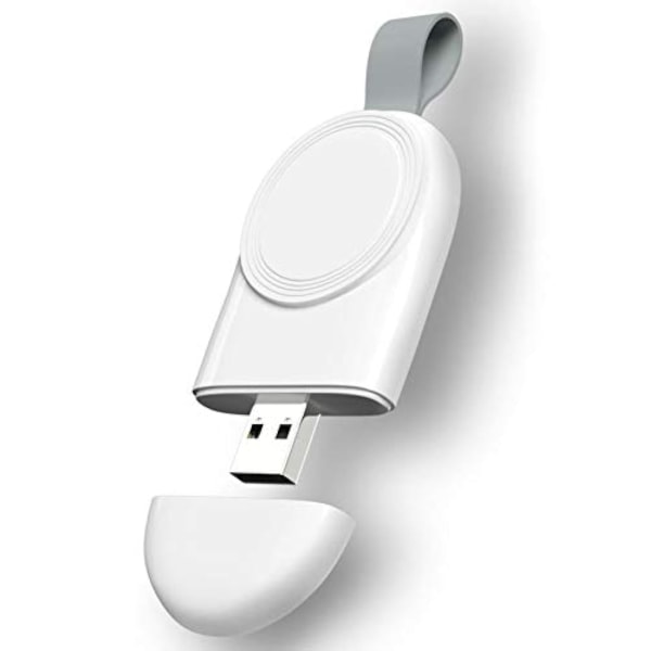 USB-lader for Apple Iwatch Watch, magnetisk reise bærbar Trådløs lader Kompatibel for Apple Watch Series 1-8 Ingen kabellader