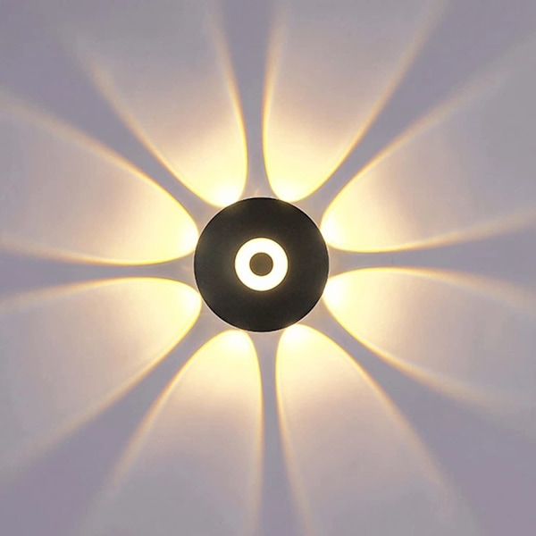 LED væglamper 9W IP66 Vandtæt 3000K Varmhvidt lys