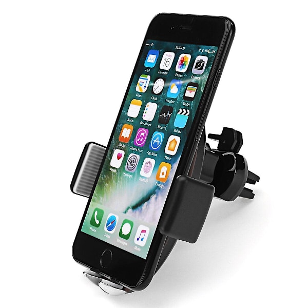 Qi Bil Luftventil Trådløs Oplader Telefonholder Med Automatisk Montering Til Iphone X