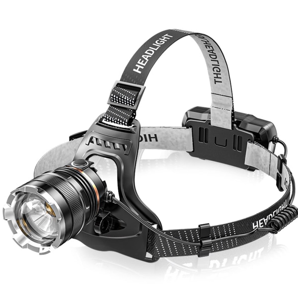 Head Torch Rechargeable,Super Bright 50000LM 6 Modes LED Headlight Motion Sensor,5200mAh USB Rechargeable Waterproof Adjustable