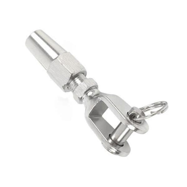 4-pack Vajerräckesats Swage Toggle Vantskruv Hårdvara 316 Rostfritt Stål