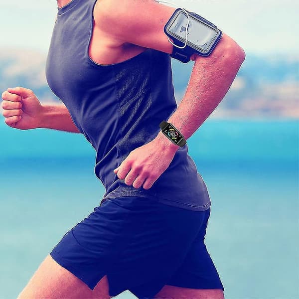 Udskiftnings Sport Silikone Urrem Håndledsrem Til Honor Band 6 Smartwatch