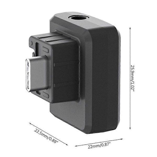 Til 360 ONE RS Mikrofonomformer Horisontal Version Action Kamera Tilbehør