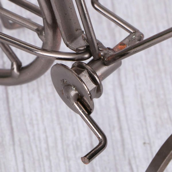 Cykelmodell Vintage Metallcykel Prydnader Skrivbords Hantverk
