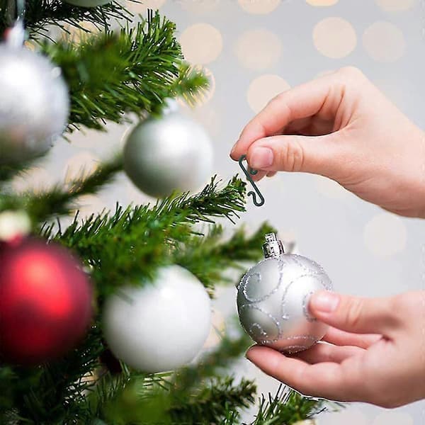 34 Julekugler Julepynt Sæt, Plastik Brudsikker, Juletræspynt 10 sheets