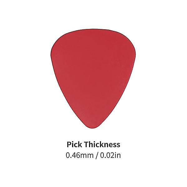 100 st gitarrplektrum färgglad plast fingerskydd musikinstrument tillbehör 0,46 mm