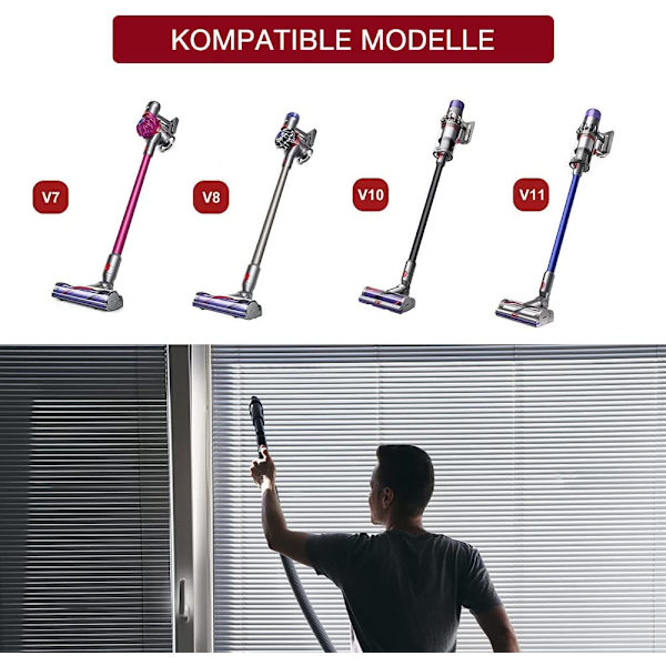 Fleksibelt fugemundstykke til Dyson V7 V8 V10 V11 støvsugere