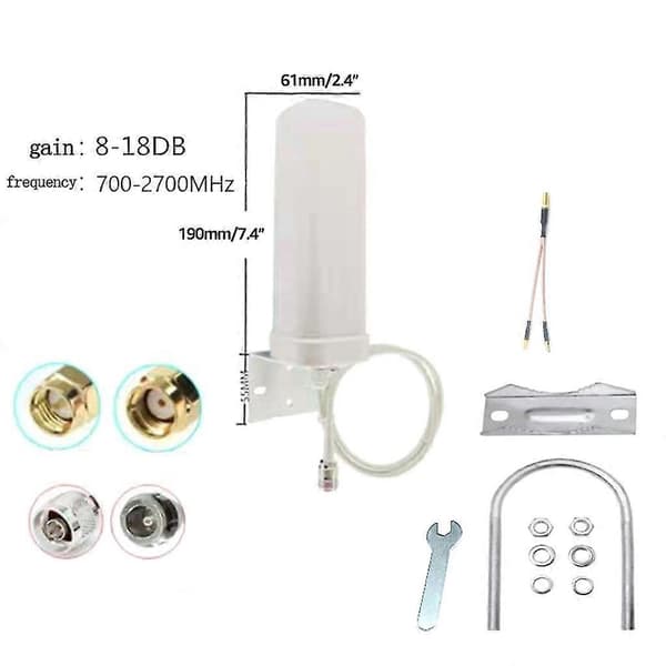 3g 4g 5g Tønde Udendørs Antenne Dobbelt Interface Sma Ts9 Crc9 Router Netværkskort