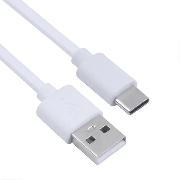 Til iPhone 15 Serie 50cm USB C Ladekabel Flettet Ledning USB A til Type-C Kobberkerne Ladekabel - Sort