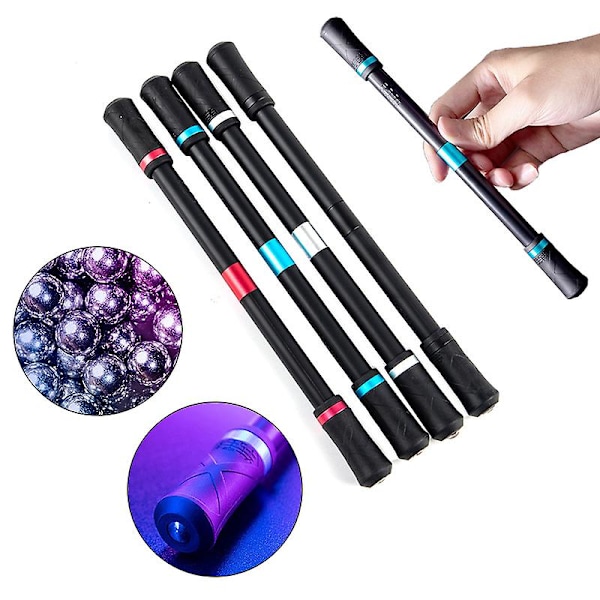 Spinning Pen Glat Overflade Anti-slip Spinning Rotation Match Practice Pen Legetøj silver