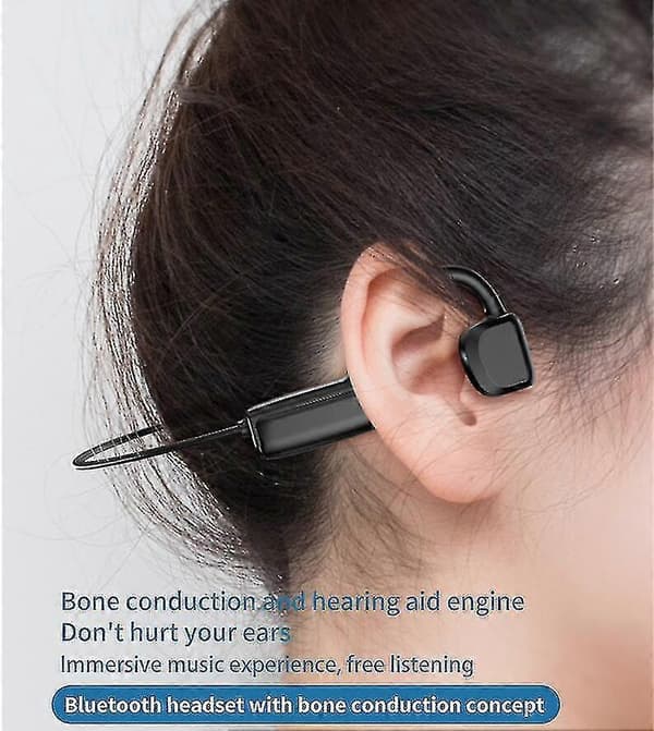 Trådløst Open-Ear headset med mikrofoner - Rød