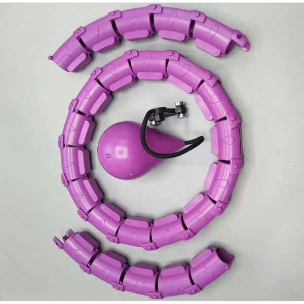 Vektet Hula Hoop, Smart Hula Hoop med Ball, 24 Avtakbare