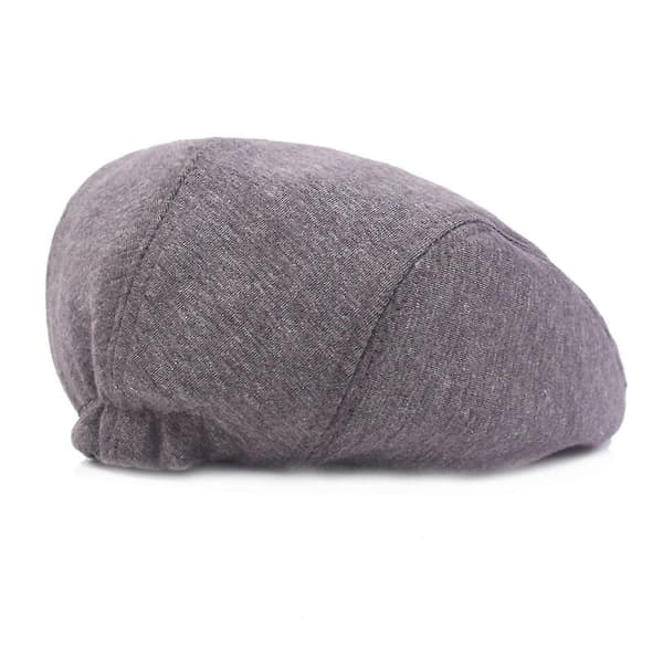 Solid Bomulls Gatsby Keps Herr Sommar Sol Platt Cabbie Newsboy Ivy Hatt Golfkörning