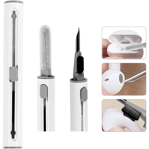 3-i-1 rengöringspenna för öronsnäckor, med mjuk borste för PC-kamera