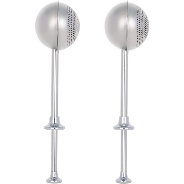 Set med 2 teinfuser för lösteeblad, mjölsikt för bakning
