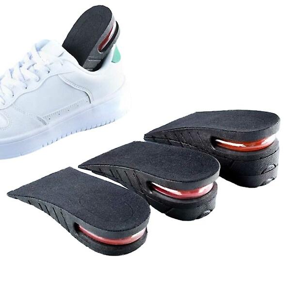 3-pack Get Longer Sole - Ökad längd upp till 6 cm Svart