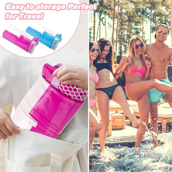 Pool Float Vattenhängmatta, Simbassäng Flytande Stol pink
