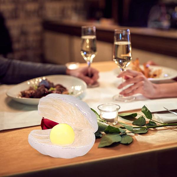 Shell Pearl Natlampe