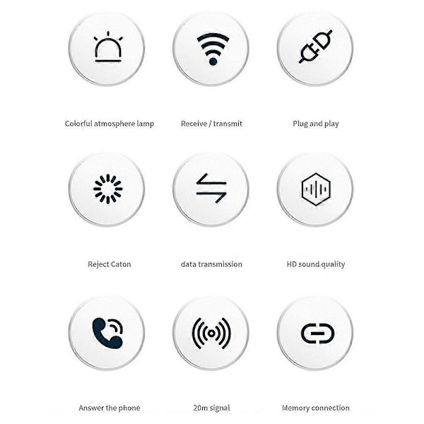 Bt5.3 Bluetooth Adapter til Bil 3.5mm Jack Aux Kabel Bluetooth 5.3 5.0 4.2 4.0 Modtager Sender