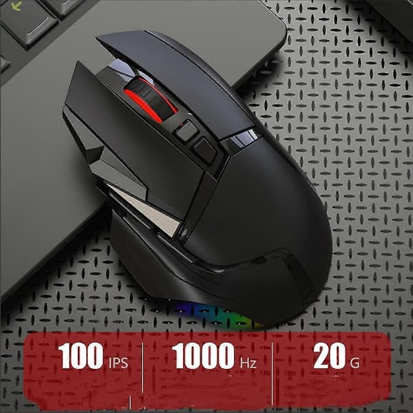 G502 Lightspeed trådløs gamingmus med Hero 25k sensor, Powerplay-kompatibel, Lightsync RGB - Sort