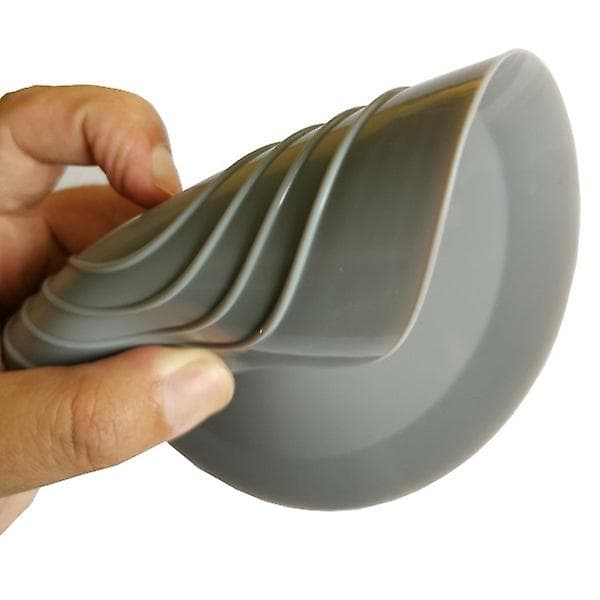 Vaskeprop i silikone, grå, 15 cm gray