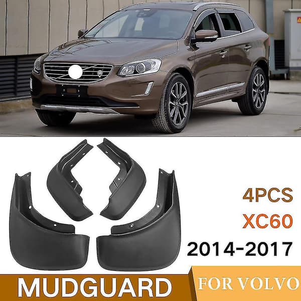 4x Front Rear Car Mud Flaps For Volvo Xc60 2014 2015 2016 2017 Mudflaps Splash Guards Mud Flap Mudguards Fender