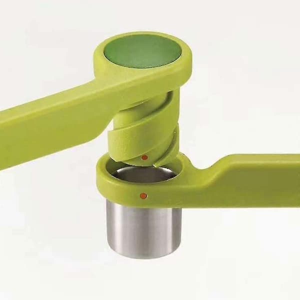 Ergonomisk vitlökspress i rostfritt stål för köket