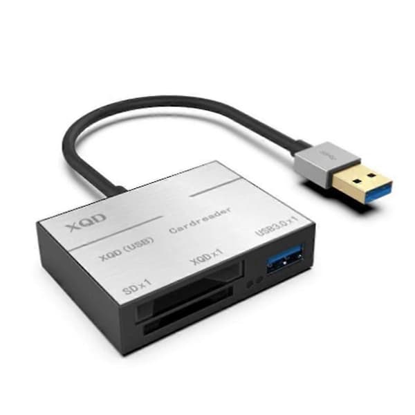 Højhastigheds Mini Usb Hub Usb 3.0 Dockingstation Med Ms/Sd/M2/Tf Kortlæser