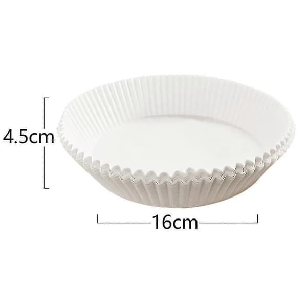 100 st Airfryer-papper, 100 st Engångs Airfryer-pappersliner