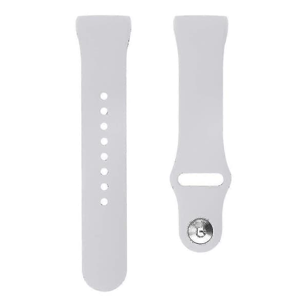Silikonearmbånd Kompatibelt med Fitbit Charge 3 (Hvid)