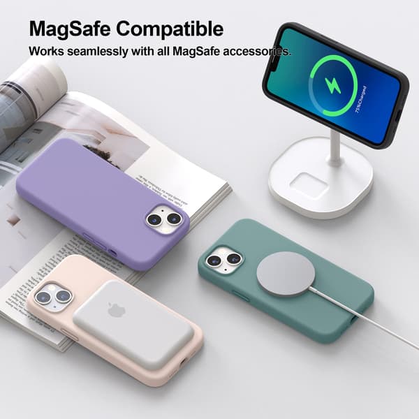 Magnetisk deksel designet for iPhone 13 (svart)