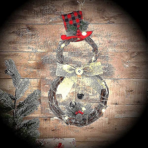Julekrans Dekor Lysende Julekrans Juledekorasjon Julegave