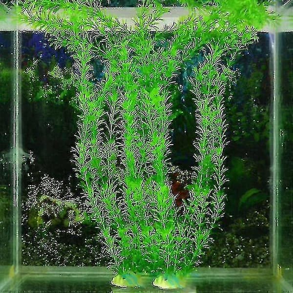 Gratis 1 Plast Kunstgress Dekorasjon Akvarium
