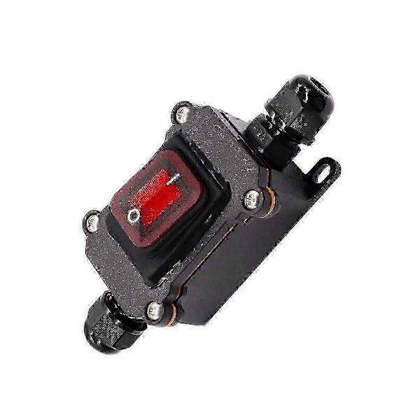IP67 Vanntett Inline Bryter 12V DC 20A Høy Strøm Vanntett Bryter