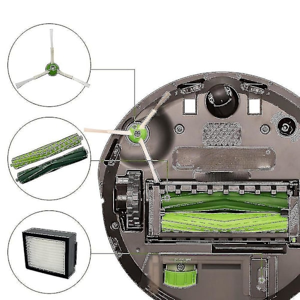 Irobot Roomba E5 E6 E7 I3 I3+ I4 I6 I6+ I7 I7+ I8 Pölynimuri Irobot Roomba E5 E6 E7 I3 I3+ I4