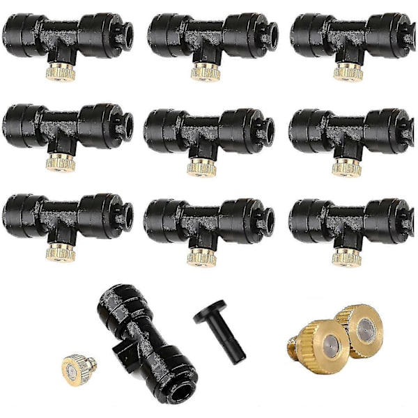 1/4'' Slip-Lock Dimmunstycksset, Dimmunstycken för Uteplatsdimsystem