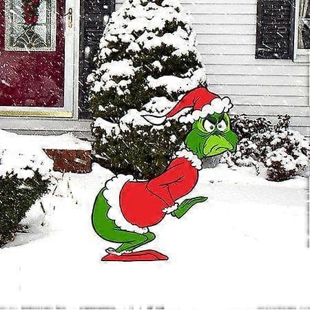 Juledekorasjoner Julehageskilt