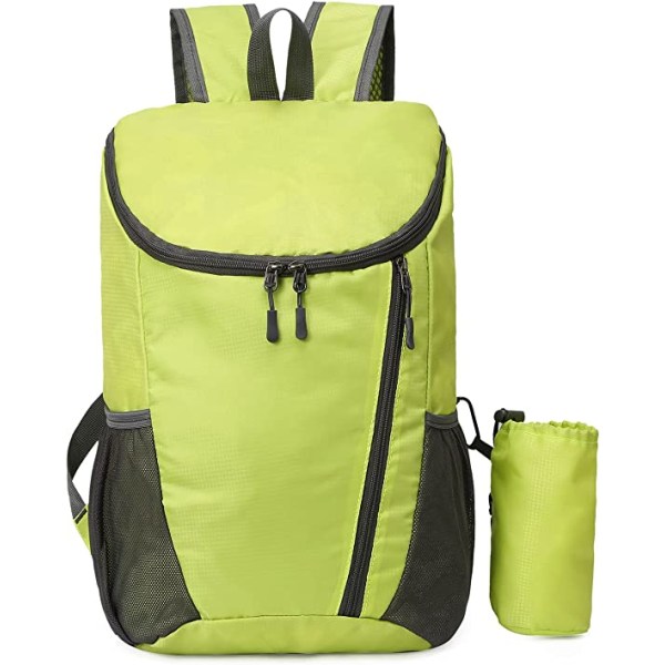 Foldable Backpack,Rucksack Waterproof for Outdoor Sports,Green