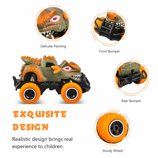 Dinosaurusleluauto RC-kuorma-auto, mittakaava 1/43