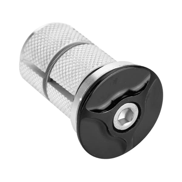 Aluminiumslegering Cykelgaffel Expander Bung 1/1.25 tommer - Frempind Headset Top Cap (Sort)