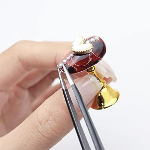 2 stk. Akryl Negle Display Stativ Negle Tip Praksis Holder, Guld