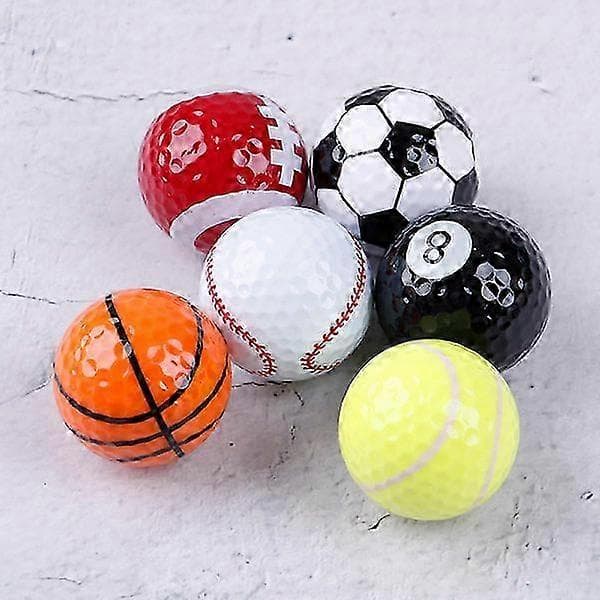 6 kpl/setti Golfpallot Golfvarusteet harjoituspallo