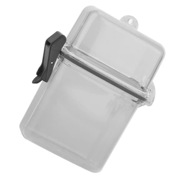 Undervandsforseglingboks til kajak med rebkrog til surfing og kano, transparent plastik