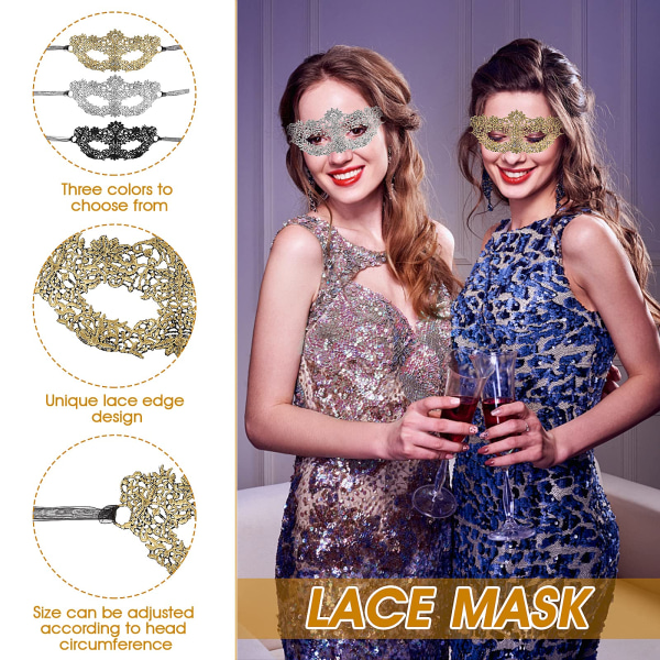 Maskerademaske for voksne Mystisk morsomme blondemasker for par Kvinner Menn Blonderhodeplagg Forkledning til kostymer Festball Ball Prom Cosplay Photo Shoot