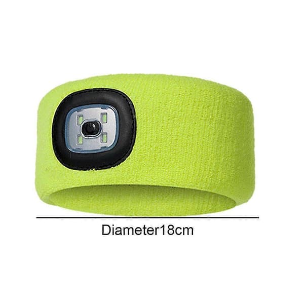Sportshodebånd med LED-lys, USB-oppladbart, Unisex-gaver til menn og kvinner