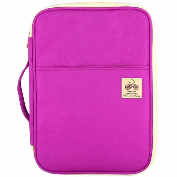 A4 Document Case,A4 Zip Portfolio,Professional Document Holder Suitable for Office,Business Trip,Travel,Conference,Interview,Holiday