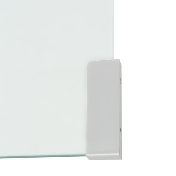 vidaXL Soffbord Härdat Klart Glas 100x48x33 cm